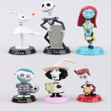 6-10pcs The Nightmare Before Christmas Jack Skellington PVC