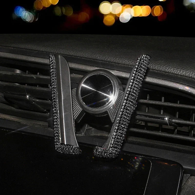 New Bling Car Phone Holder Rhinestones Air Vent