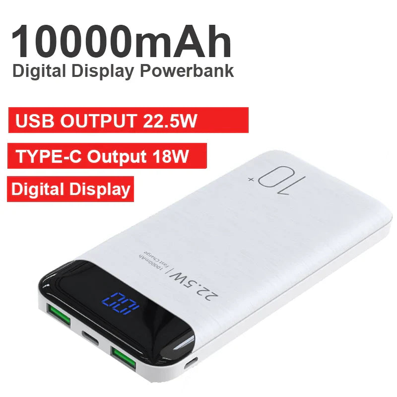 20000mAh Portable Power Bank External Battery Charger USB