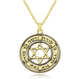 Movie Supernatural Dean Leather Rope Coppery Pendant Necklace