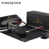 KINGSEVEN New Fashing Men’s Sunglasses High Quality Aluminum Luxury Retro Functional Glasses Women Pilot Accessory Eyewear