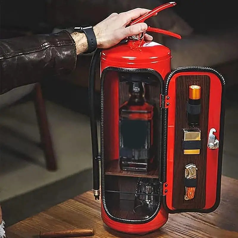 Fire Extinguisher Shape Wine Cabinet Mini Bar