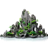Fish Tank Plant Rockery Multi-style Aquarium Decoration,Resin Artificial