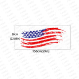 American Flag Vinyl Car Side Sticker