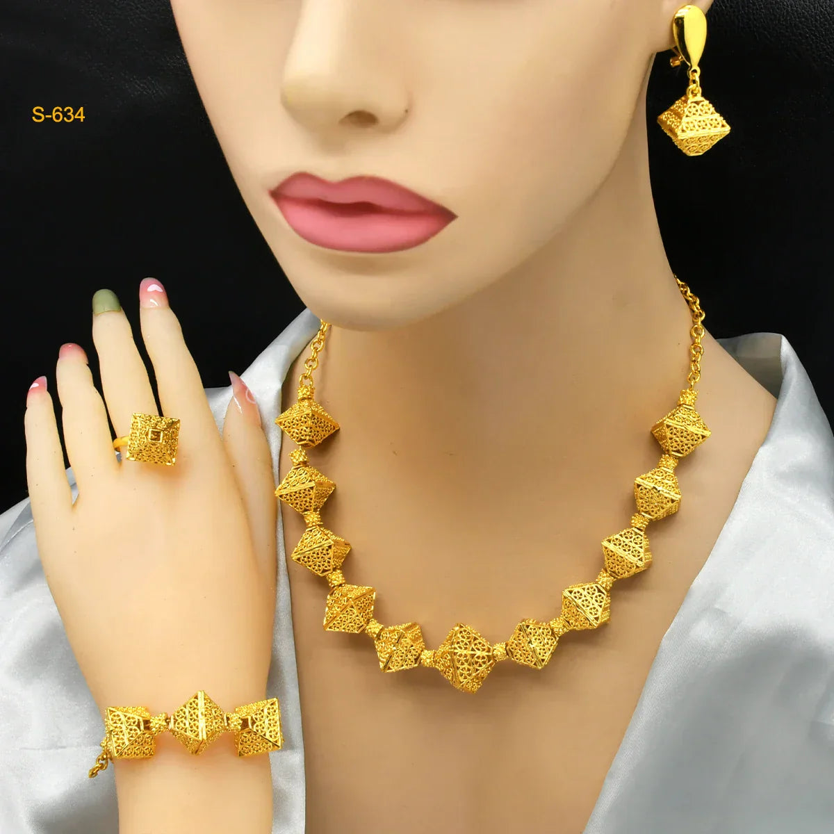 ANIID Africa Luxury Round Ball Jewelry Sets For