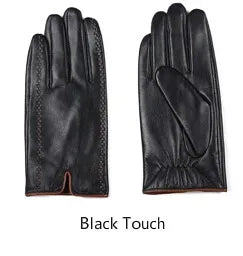 Gours Winter Men's Genuine Leather Gloves New Brand