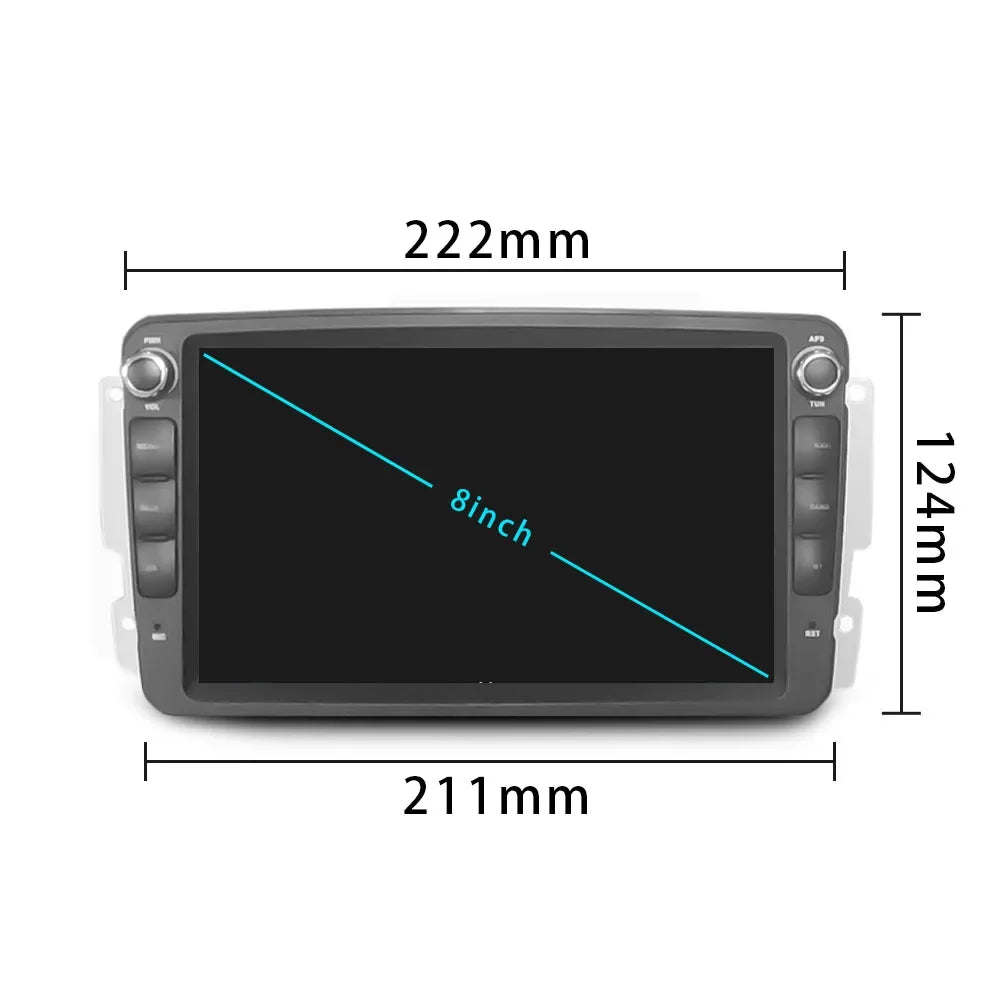 Android 13.0 8G+128G Carplay Auto 8" IPS DSP