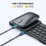 ProtoArc XKM01 Folding Keyboard Mouse Set Portable Bluetooth