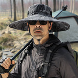 Big Head Size Fishing Hat for Men's Summer