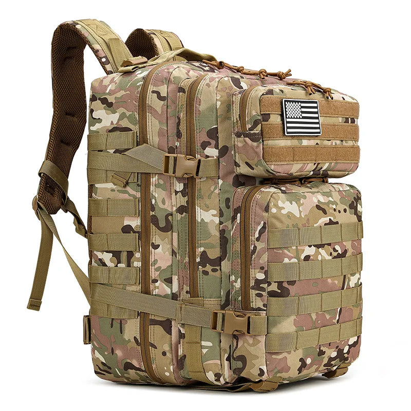 45-50L Tactical Military Backpack, Molle Assault Pack