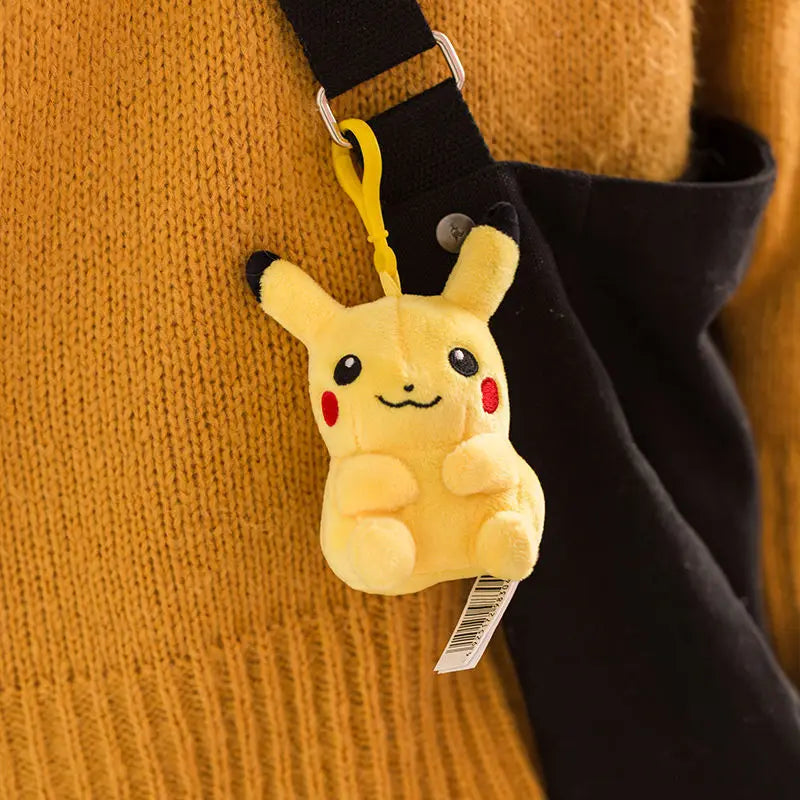 Pokemon Plush Keychain Action Figure Pikachu Key Chain