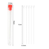 5pcs7pcs Stainless Steel Beaded Needle For Beads Threading