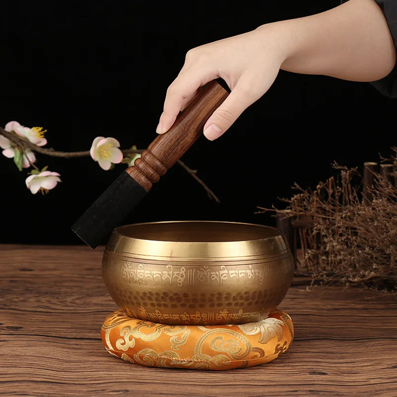 Tibetan Singing Bowl Buddhist Meditation Massage Yoga Chakra