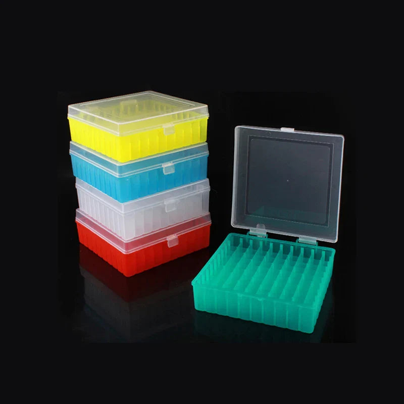 100 Holes Laboratory Plastic Tube Box Rack Use