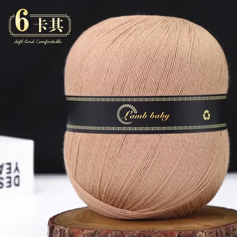 150g Solid Color Silk Cotton Yarn Soft Yarn