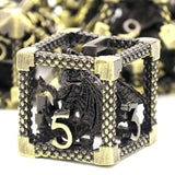 Mini Planet DND Metal Dice Set Three-dimensional Flying