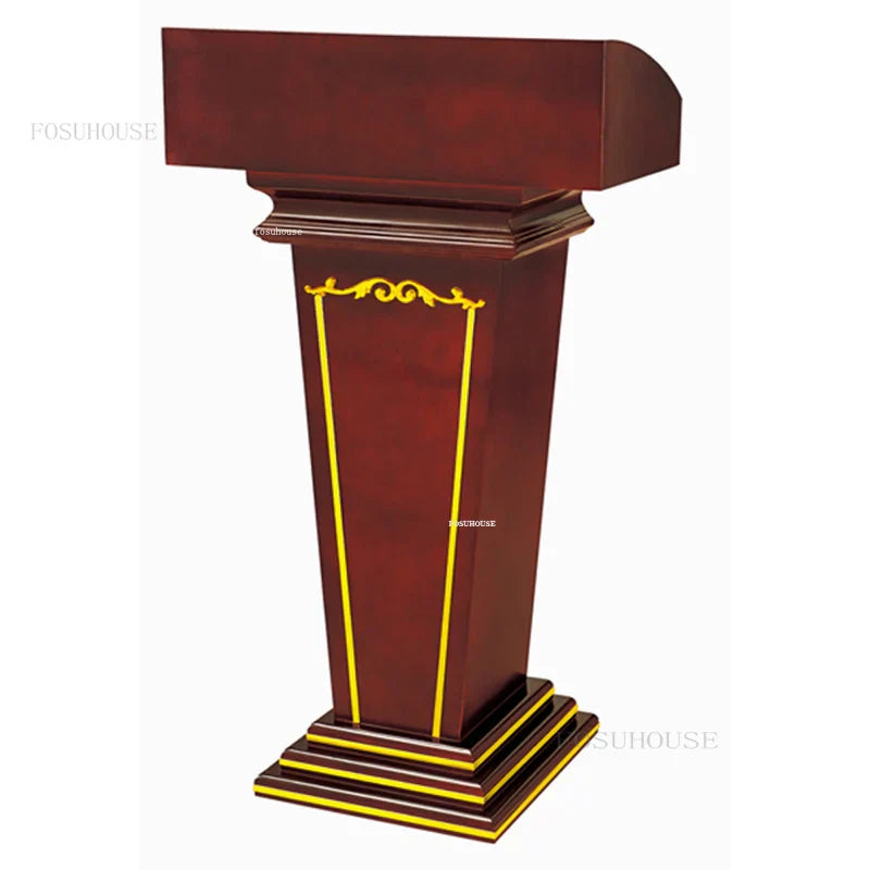 Simple Modern Class Furniture Church Lectern Speech Table