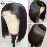 Straight Short Bob Wig Lace Frontal Human Hair