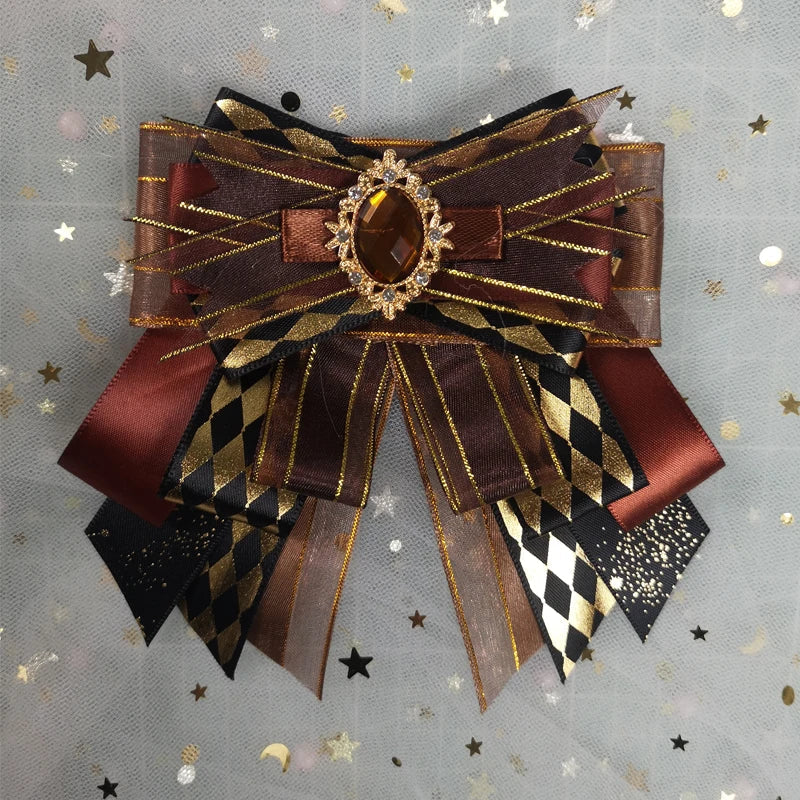 Original Bow Tie Brooches for Women, Lolita Suits