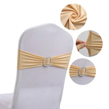 20 Pieces Polyester Spandex Chair Sashes Bands Stretch