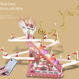 New Santa Claus Climbing Stairs Early Education Electric