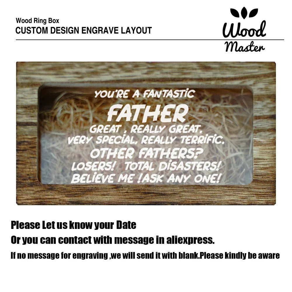 Funny Dad Wooden Bow Tie World's Greatest Farter
