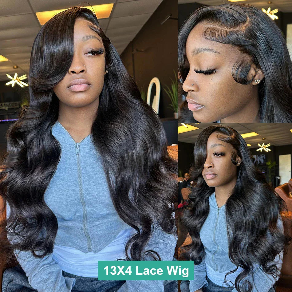 13x6 Hd Transparent Body Wave Lace Front Wig