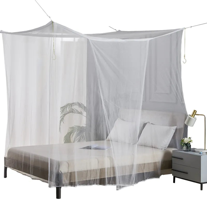 1pcs Moustiquaire Canopy White Four Corner Post Student