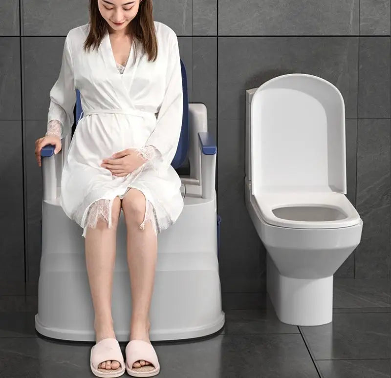 Movable Toilet Seat Chair Adult Commode For Elderly