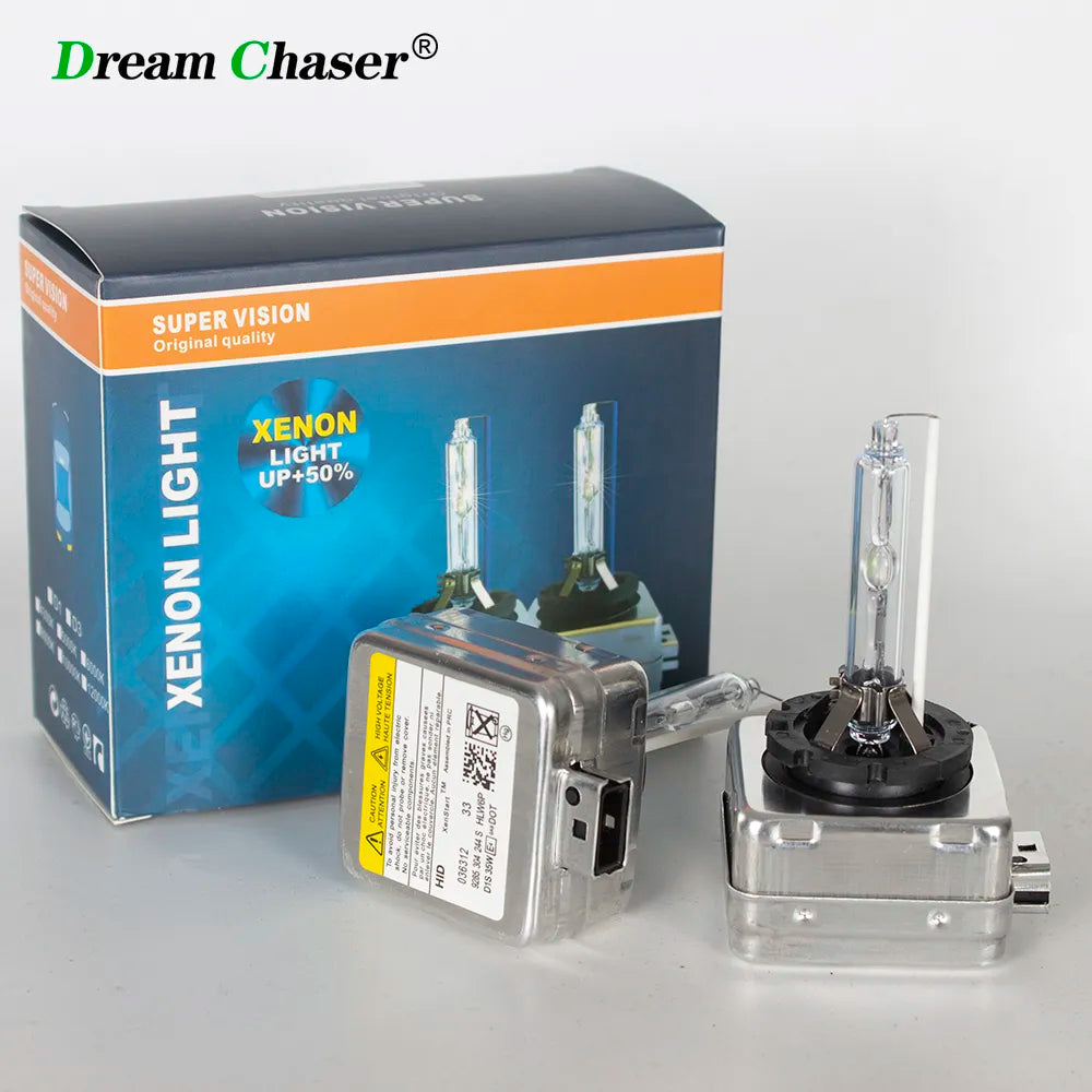 Dream Chaser 2 PCS 12V 35W HID Bulb Xenon Headlight D1S D2S D3S D4S D1R D2R D3R D4R Xenon Lamp Light 4300K 6000K 8000K 10000K