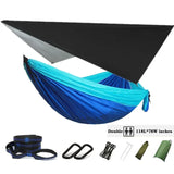 Oversized Double 118inx79in Hammock with Tree Straps and