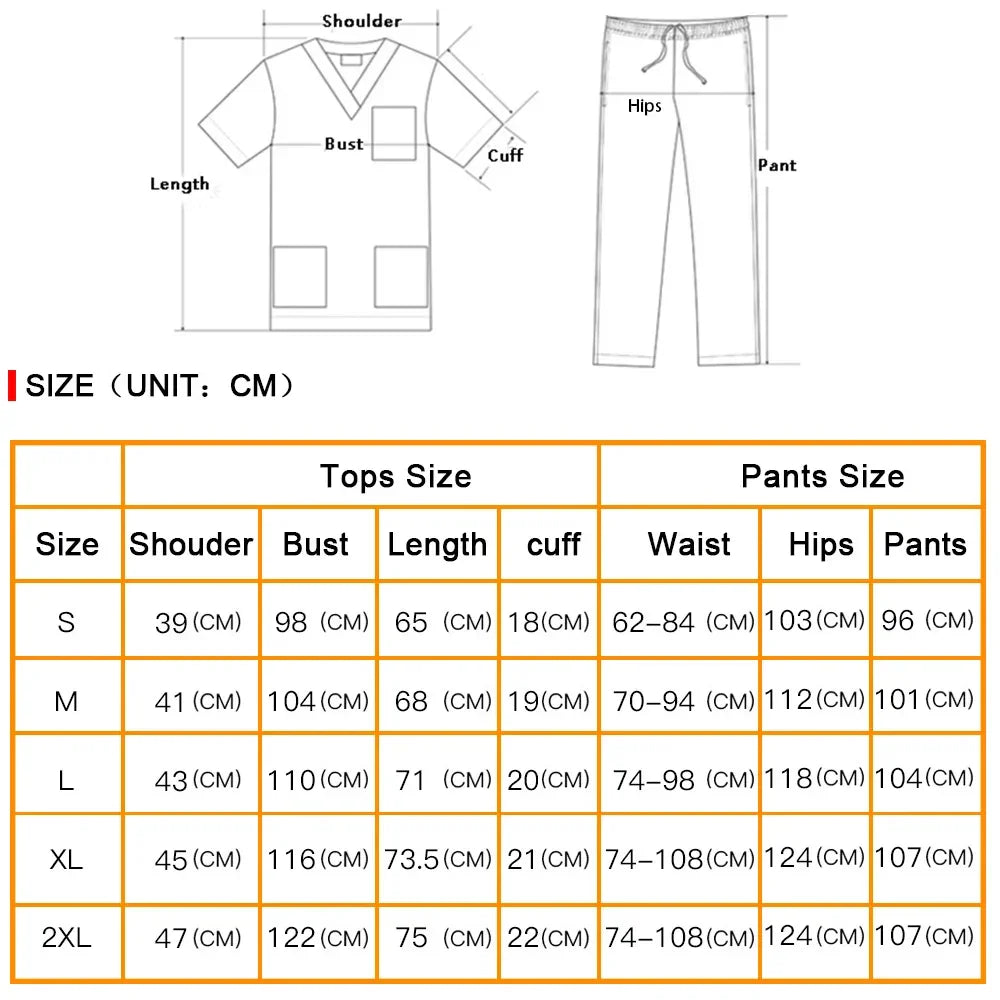 viaoli High Quality New Scrubs uniform Suit beauty