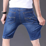 Casual Slim Straight Knee Pants Summer Stylish Zipper