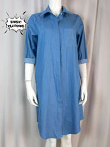 2023 Fashion Denim Women's Long Dress Elegant Fashion