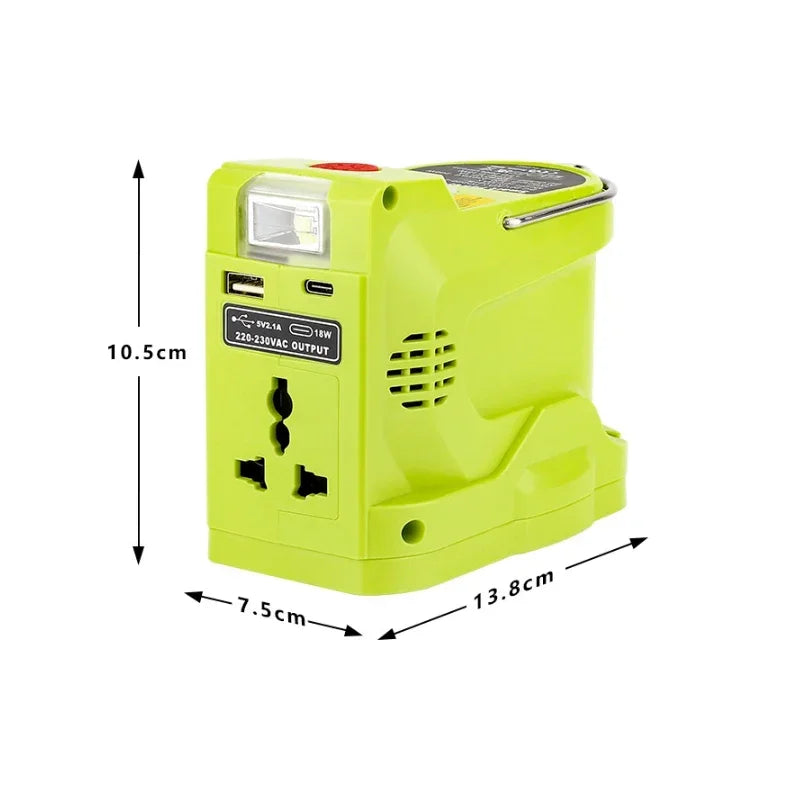 200W Power Inverter Generator for Ryobi 18V Lithium