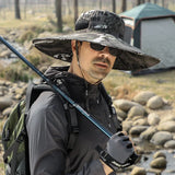 Big Head Size Fishing Hat for Men's Summer