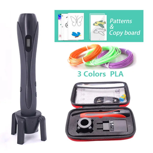 Versatile 3D Printing Pen Set with 20 Vibrant