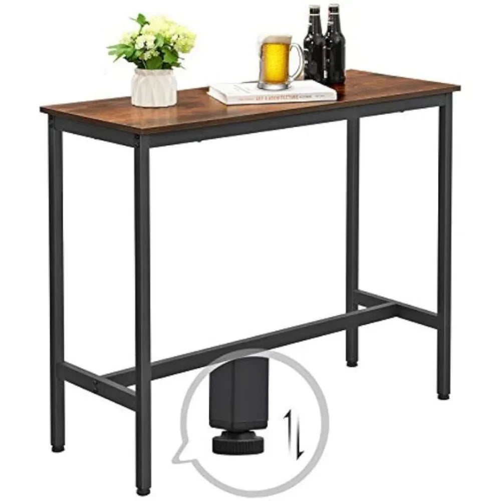 Narrow Long Bar Table, Kitchen Dining Table