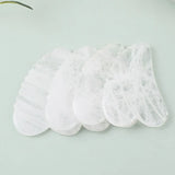 White Crystal Jade Gua Sha Board Facial Massage