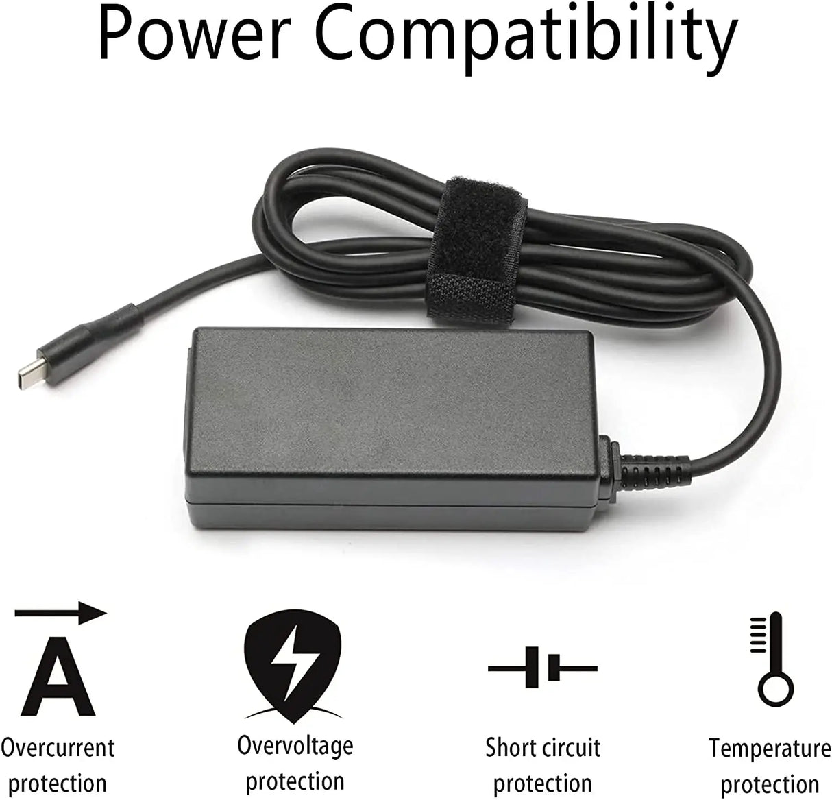 65W USB C Laptop Charger Power Adapter for
