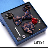 Luxury Quality Tie Set With Necktie Bowtie Pocket
