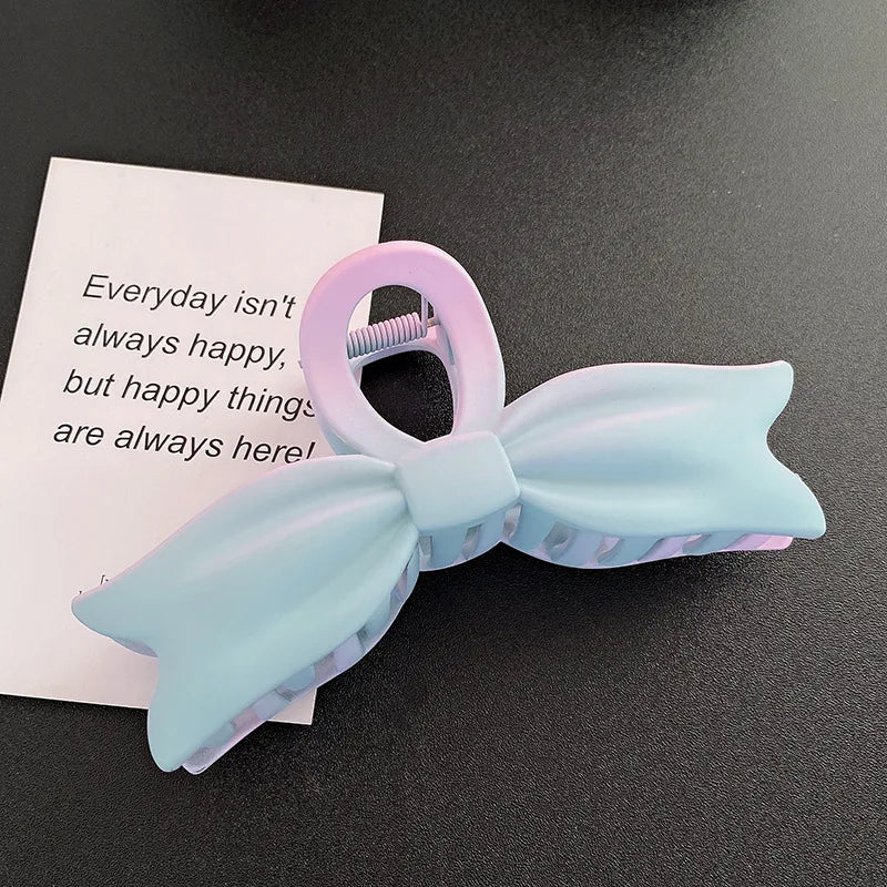 New Geometric Design 12.7CM Oversized Bow Hair Clip
