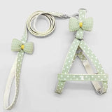 Dog Harness with 1.2m Traction Leash Adjustable Collars
