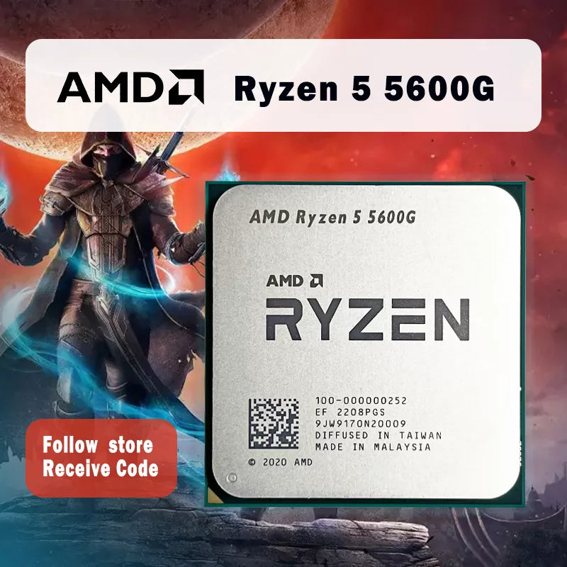 NEW AMD Ryzen 5 5600G R5 5600G 3.9GHz