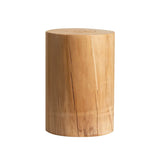 Creative Solid Wood Stool Log Pouf Sitting Stool