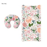 2pcs Printed Nursing Pillow Case Diaper Changing Pad