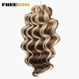 FREEDOM Synthetic Deep Curly Twist Crochet Hair 16
