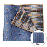 Men Pocket Square Light Coffee Beige Handkerchief Men