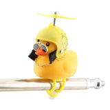 Motorcycle Accessories Cute Duck with Propeller Helmet Broken