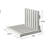 Hidden Wall Hanging Ultra Thin Folding Chair Porch